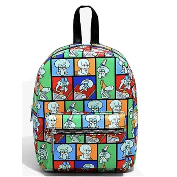 SPONGEBOB SQUAREPANTS SQUIDWARD MEME MINI BACKPACK New